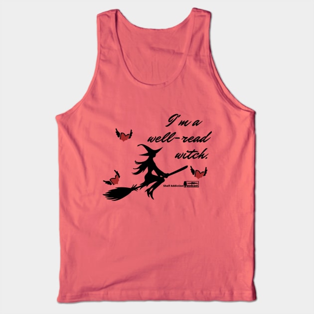 What's Your Halloween Costume? I'm a well-read witch! Tank Top by Shelf Addiction